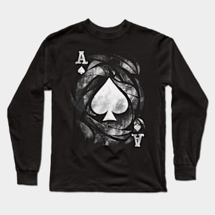 Grunge Ace of Spades Long Sleeve T-Shirt